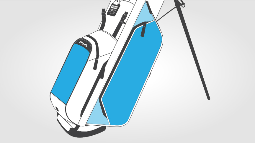 Image of PING Reserve Carry Bag Removable Custom Pocket