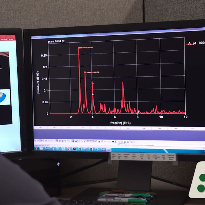 click to view G400 Driver Acoustics video
