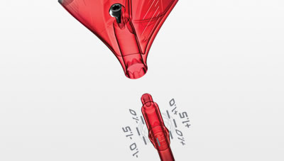 illustration of G410 hosel showing different settings