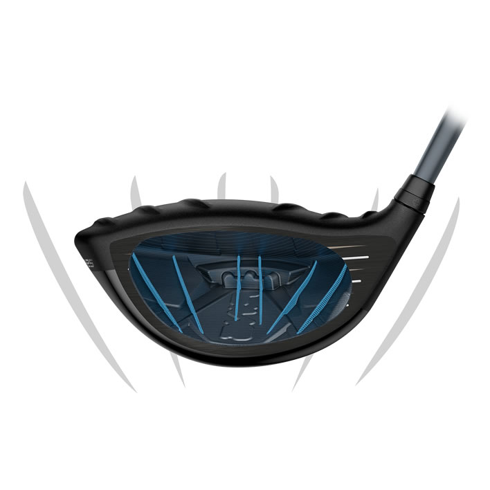 thumbnail of G425 Max driver illustration showing internal ribs