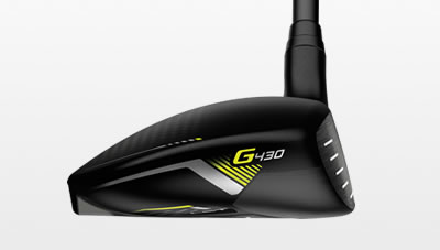 Toe view of G430 LST fairway wood