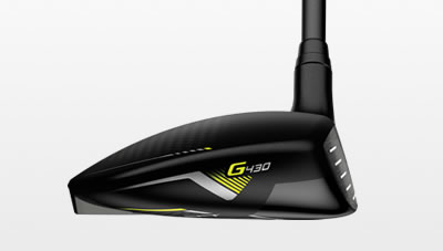 Toe view of G430 SFT fairway wood