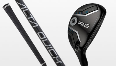 G440 HL Hybrid, Alta Quick shaft and Lamkin UTx grip