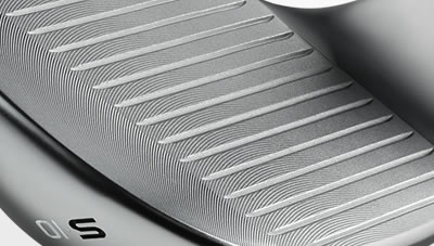 closeup of Glide 4.0 wedge showing face texture