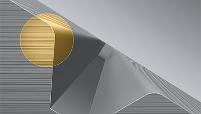 illustration of Glide 4.0 wedge grooves