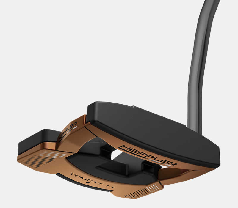 face view of heppler tomcat 14 putter