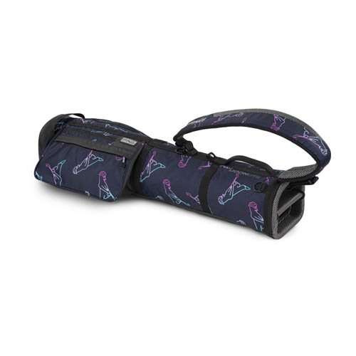 Side laying down image of Moonlite Carry Bag, Navy Mr. PING