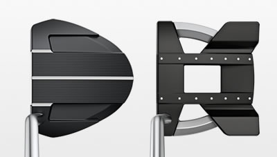 Address views Ketsch G and Tomcat 4 putters