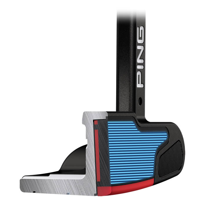 thumbnail of cross-section illustration of PING 2021 putter face