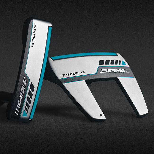 sole views of Sigma 2 Anser and Tyne 4 putter models