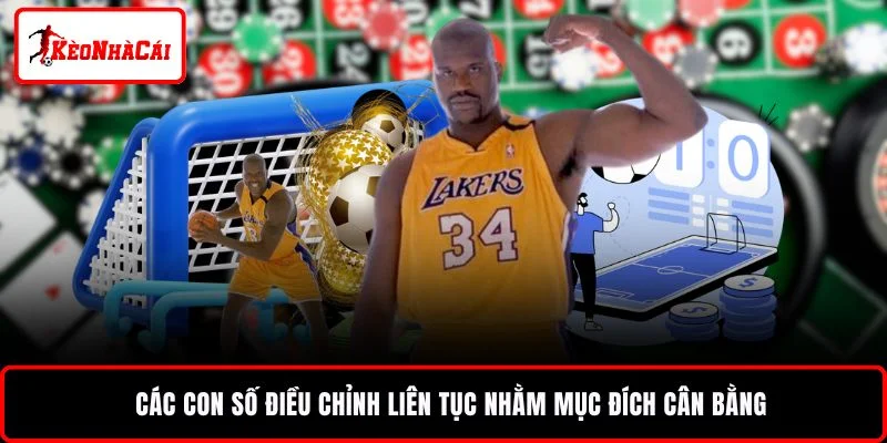 Các con số điều chỉnh liên tục nhằm mục đích cân bằng 