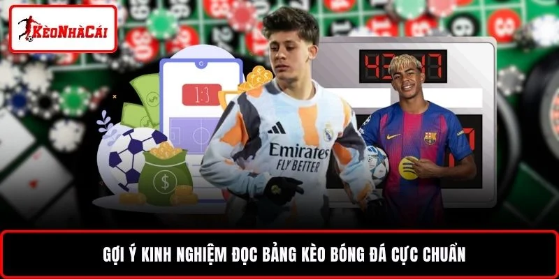 Gợi ý kinh nghiệm đọc bảng kèo bóng đá cực chuẩn