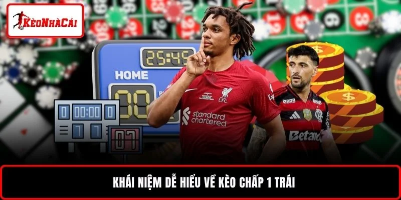 Khái niệm dễ hiểu về kèo chấp 1 trái